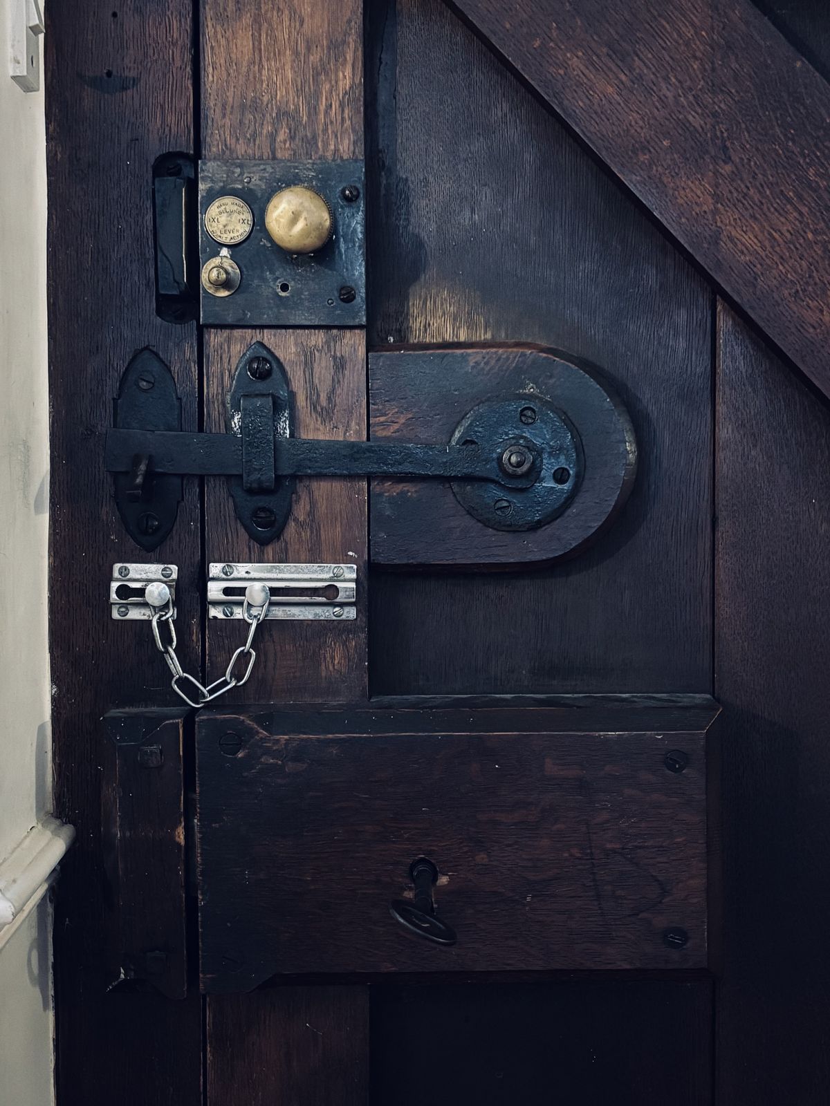 Front door checked and secure